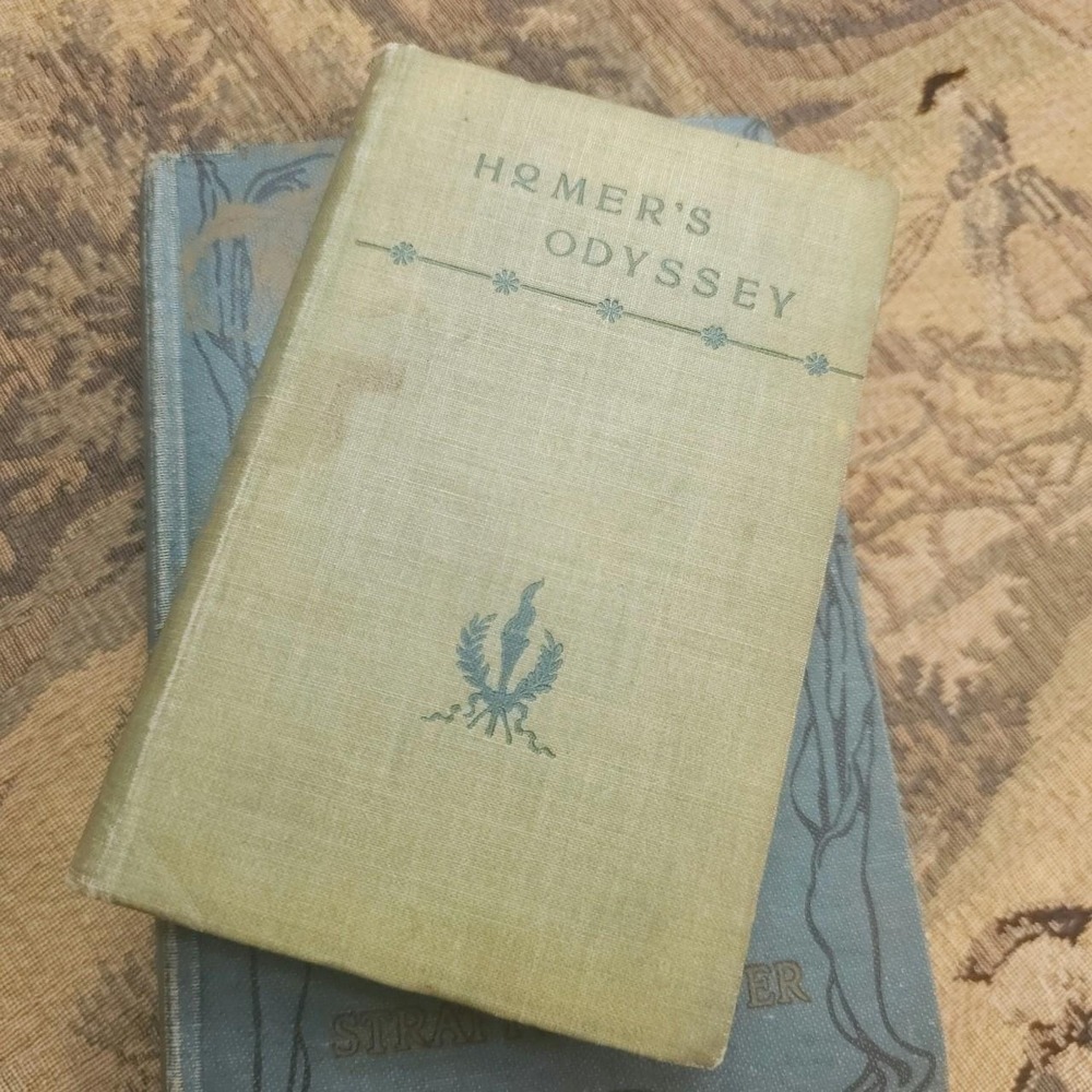 Homer's Odyssey Green Cover ,1st 13 Books ,Victorian Antiquarian Novel Book 1896